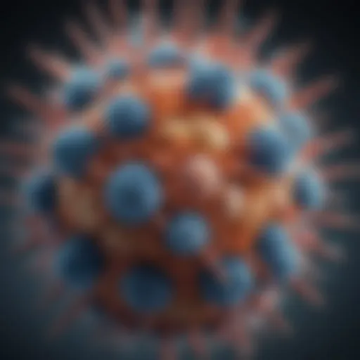 Representation of influenza virus structure