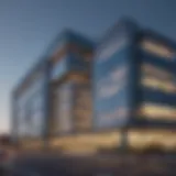 Exterior view of Johns Hopkins Cancer Center showcasing its modern architecture