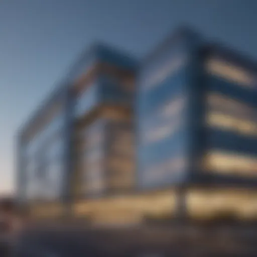 Exterior view of Johns Hopkins Cancer Center showcasing its modern architecture