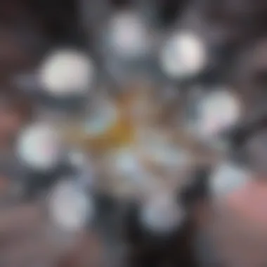 Microscopic view of lung cancer cells exhibiting aggressive characteristics