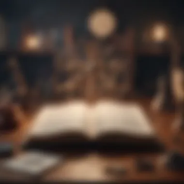 Diversity's Impact on Knowledge Creation An open book surrounded by diverse symbols of knowledge