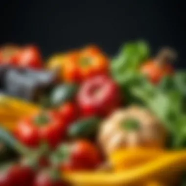 A Vibrant Selection of Anti-Inflammatory Vegetables Colorful array of anti-inflammatory vegetables