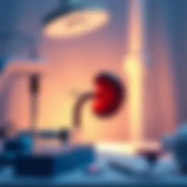 Equipment Used in Nephrostolithotomy A detailed illustration of the percutaneous nephrostolithotomy equipment