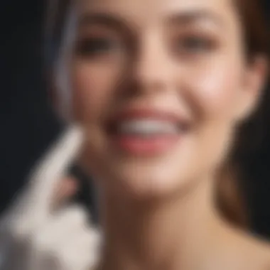 Evaluating the Efficacy of Whitening Treatments Dental expert analyzing teeth whitening results