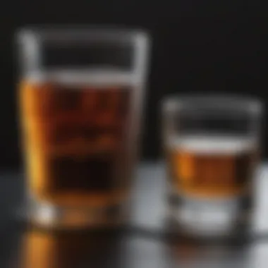 Scope of Alcohol Dependence An infographic representation of statistics related to alcohol dependence, featuring charts and graphs in a modern design.