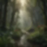 A vibrant rainforest teeming with diverse wildlife, illustrating the importance of habitat preservation.