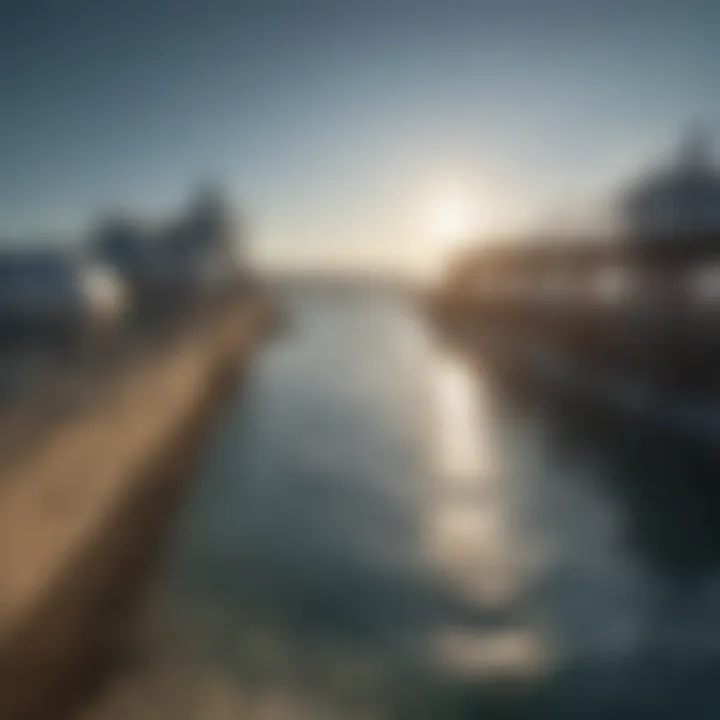 Visualization of environmental impact of desalination