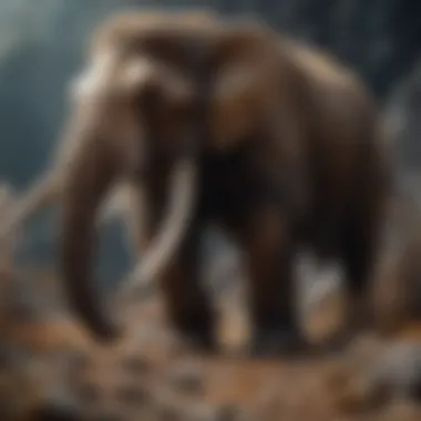 A close-up of advanced gene editing tools used in mammoth revival