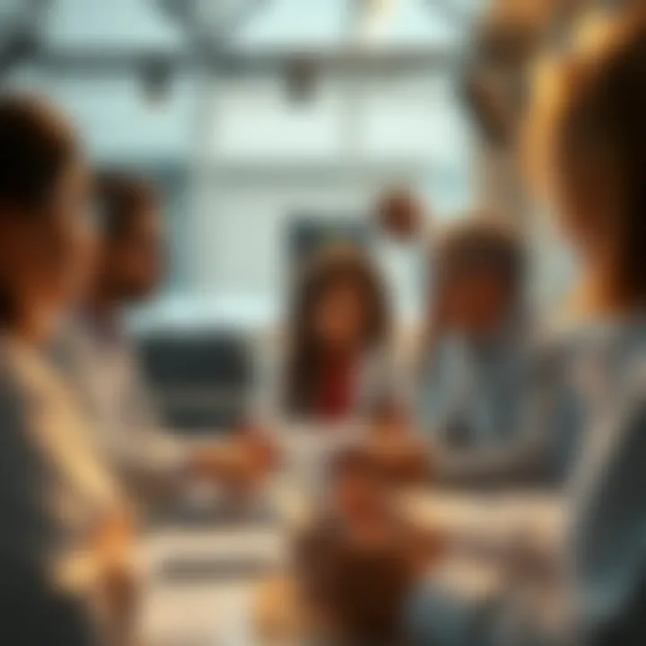 Engaging Scientific Communication Scene showcasing effective scientific communication between experts and the public