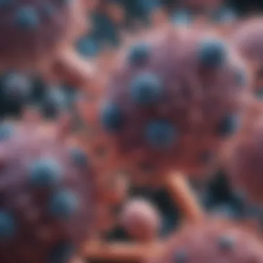 Microscopic Examination of Small Cell Lung Cancer Microscopic view of small cell lung cancer cells