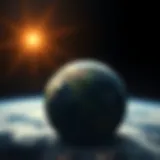 A conceptual illustration of climate change impact on the planet.