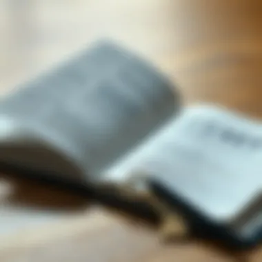 Knowledge is Key An open notebook with notes on symptoms and care strategies, representing awareness and education.