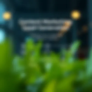 Content Marketing's Impact on Lead Generation A diagram illustrating the relationship between content marketing and lead generation