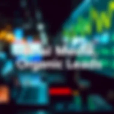 Social Media's Role in Attracting Organic Leads An infographic showcasing the role of social media in organic lead generation