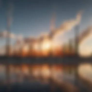 Graph showing reduction in greenhouse gas emissions