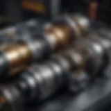 Illustration of various types of gearboxes