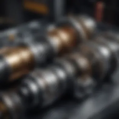 Illustration of various types of gearboxes