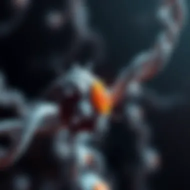 Illustration of a healthy cell responding to mRNA vaccine