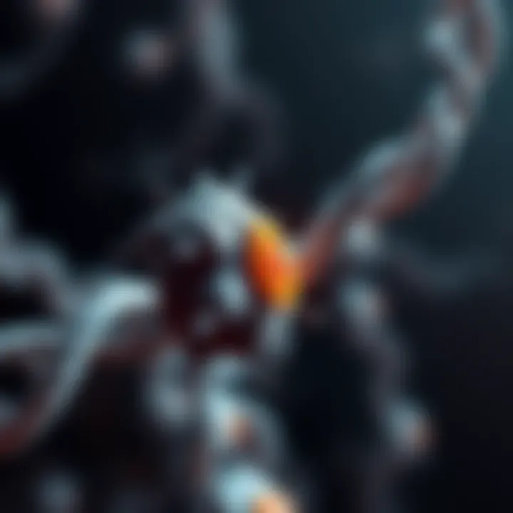 Illustration of a healthy cell responding to mRNA vaccine