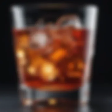 Alcohol's Role in Modulating Immune Response An abstract visualization of the immune response affected by alcohol