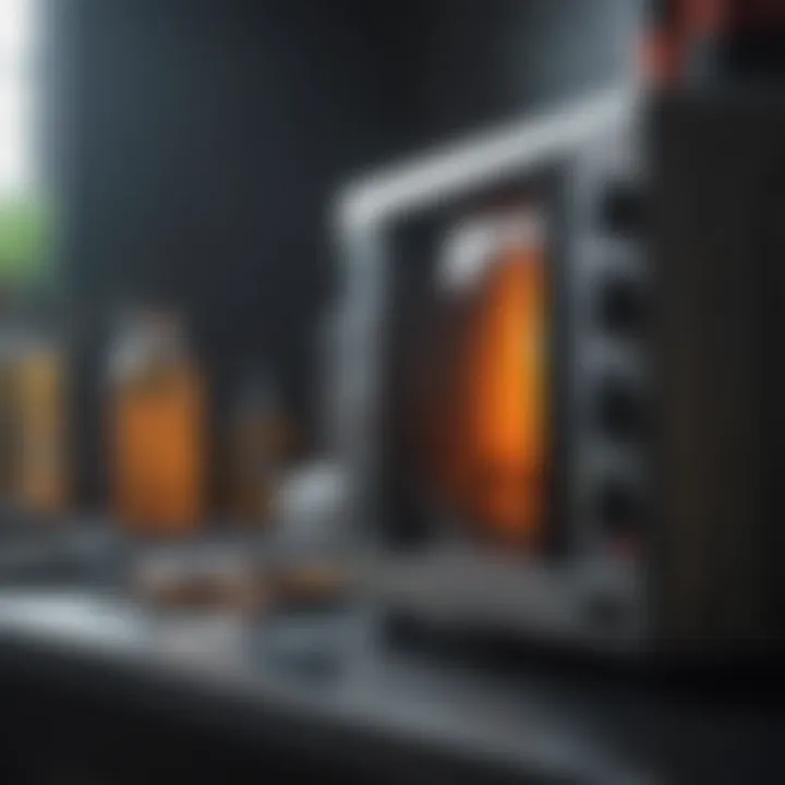 Microwave camera capturing thermal imaging in a scientific setting