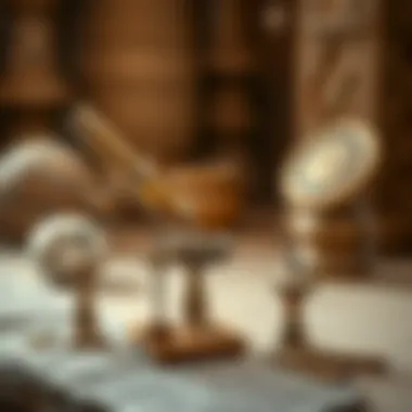 A representation of Myan astronomical tools used for celestial observations.