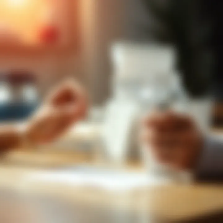 Conceptual image of lifestyle choices affecting blood sugar