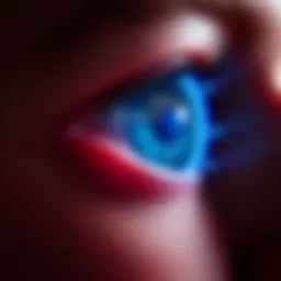 Diagram illustrating the relationship between thyroid function and ocular pressure.