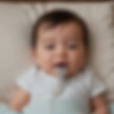Graphic illustrating different treatment options for infant sleep apnea.