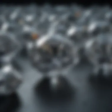 Diverse Types of Deep Diamonds Visual representation of various types of deep diamonds with distinct characteristics.