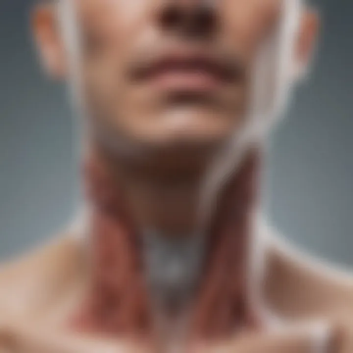 An infographic detailing types of thyroid disorders and their effects on the body