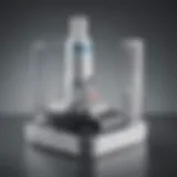 Illustration of a rapid antigen test kit showcasing the BinaxNOW test device.