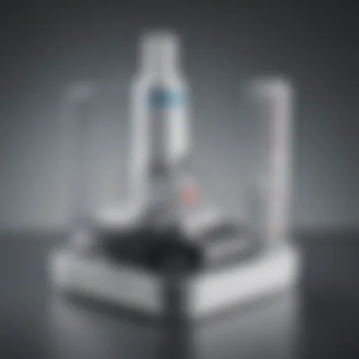Illustration of a rapid antigen test kit showcasing the BinaxNOW test device.