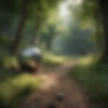 A serene landscape promoting relaxation