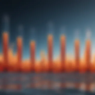 Rising Global Temperatures Over Time Graph illustrating temperature rise over the decades