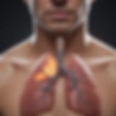 Pulmonary Function Testing in COPD Diagnosis Detailed illustration of COPD pulmonary function testing