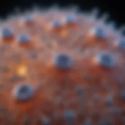 Microscopic view of DCIS cellular structure