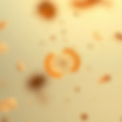 Escherichia coli bacterium under a microscope