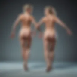 Visual representation of joint hypermobility in Ehlers-Danlos Syndrome