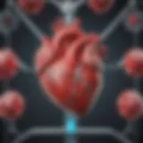 Conceptual illustration of heart failure mechanisms