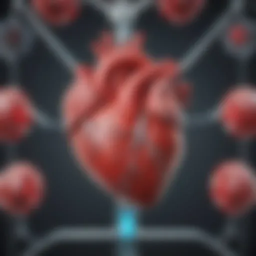 Conceptual illustration of heart failure mechanisms