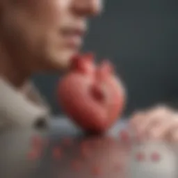 Diagram illustrating the role of HDL cholesterol in cardiovascular health
