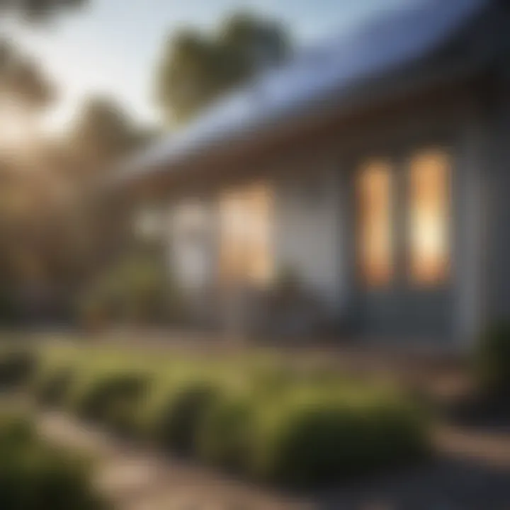 Illustration depicting the concept of net zero energy