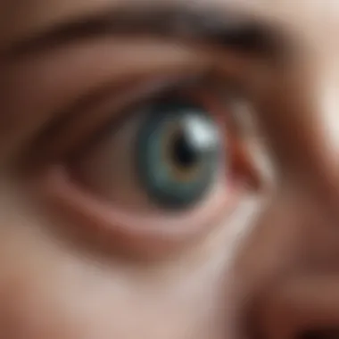 Illustration depicting the mechanism of nystagmus