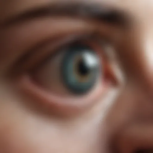 Illustration depicting the mechanism of nystagmus