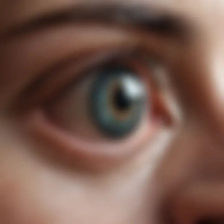 Illustration depicting the mechanism of nystagmus