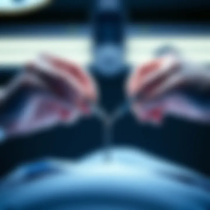 Illustration showing the catheter placement procedure for prostate cancer treatment.