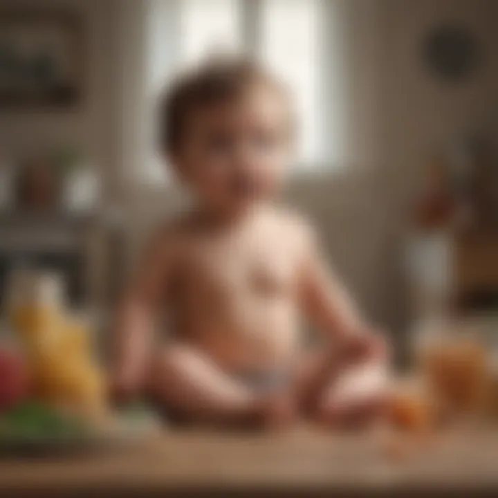 Infographic illustrating nutritional interventions for infants with short gut syndrome