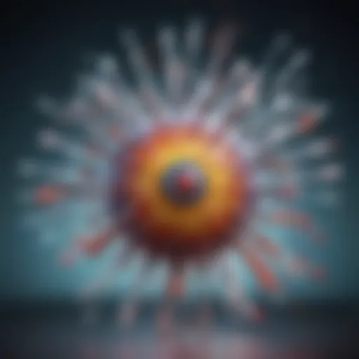 A detailed infographic illustrating the immune response triggered by vaccines
