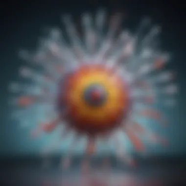 Immune Response Mechanism of Vaccines A detailed infographic illustrating the immune response triggered by vaccines